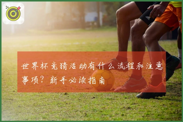 世界杯竞猜活动有什么流程和注意事项？新手必读指南